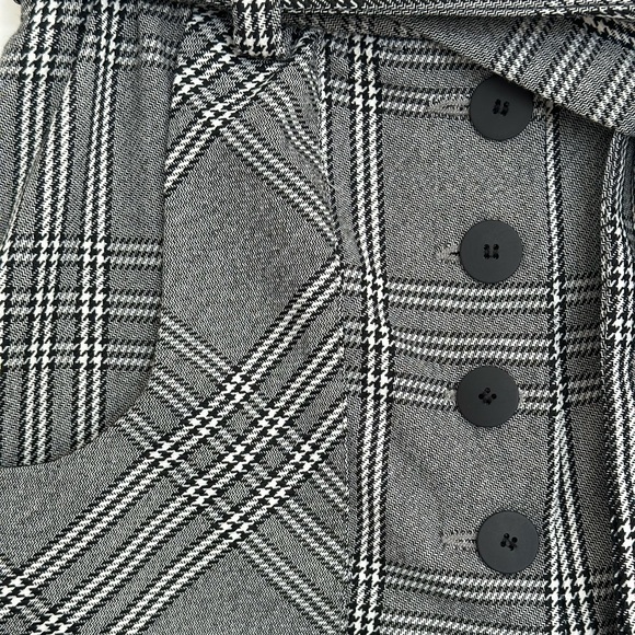 Maje plaid shorts size 34 eq to size 2 reference make size chart - Picture 4 of 9